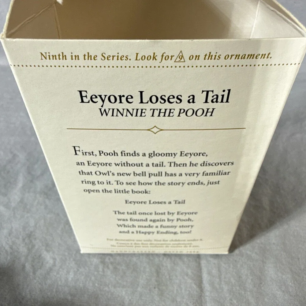 Hallmark Keepsake Ornament 2006 Eeyore Loses a Tail Winnie the Pooh #9 NIB